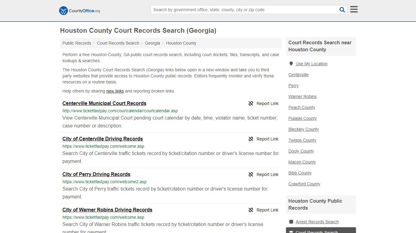Court Records Search - Houston County, GA (Adoptions ...